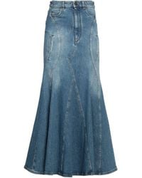 Burberry - Maxi Skirt - Lyst