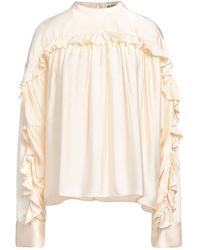 Jil Sander - Cream Top Viscose - Lyst