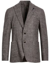 Lardini - Dark Blazer Wool, Alpaca Wool, Polyester, Elastane - Lyst
