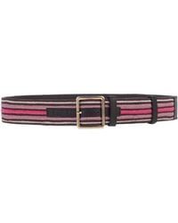 Maliparmi - Mauve Belt Textile Fibers, Soft Leather - Lyst
