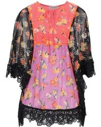 Angelo Marani - Top Silk, Polyester - Lyst