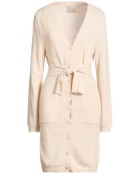 N.O.W. ANDREA ROSATI CASHMERE - Cream Cardigan Cashmere, Viscose, Wool, Polyamide - Lyst