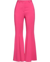 SIMONA CORSELLINI - Fuchsia Pants Viscose, Elastane - Lyst