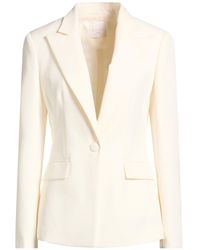 SILENCE LIMITED - Ivory Blazer Pes, Elastane - Lyst