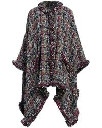Etro - Charcoal Cape Wool, Polyester, Mohair Wool, Cotton, Viscose - Lyst