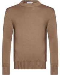 Cooperativa Pescatori Posillipo - Khaki Sweater Merino Wool, Acrylic - Lyst