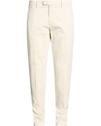 Briglia 1949 - Ivory Pants Tencel, Cotton, Elastane - Lyst