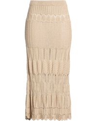 Ballantyne - Midi Skirt Viscose, Cotton - Lyst