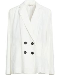 Liviana Conti - Blazer Viscose, Linen - Lyst