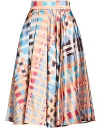 Stella Jean - Midi Skirt Polyester - Lyst