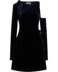 Versace - Midnight Mini Dress Polyester, Elastane - Lyst
