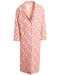 Niu - Overcoat & Trench Coat Polyester, Cotton, Polyamide - Lyst