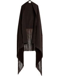 Alysi - Chocolat -- Chocolate Scarf Virgin Wool - Lyst