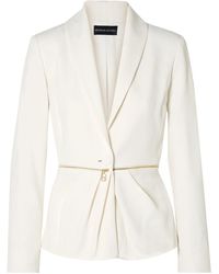 Brandon Maxwell Suit Jacket - White