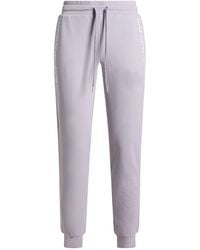 EA7 - Lilac Pants Cotton, Elastane - Lyst