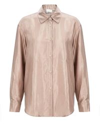 Alysi - Chocolat Shirt Lyocell, Silk - Lyst