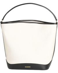 Sandro - Handbag Textile Fibers - Lyst