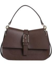 Furla - Flow Mini Top Handle -- Handbag Calfskin - Lyst