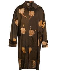 Uma Wang - Overcoat & Trench Coat Viscose, Cotton - Lyst