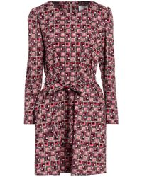 THE ABITO Milano - Blush Mini Dress Polyester, Elastane - Lyst