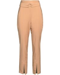 Kocca - Camel Pants Polyester, Elastane - Lyst