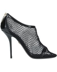 Dolce & Gabbana - Ankle Boots Soft Leather, Textile Fibers - Lyst