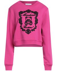 Moschino - Couture Fuchsia Sweatshirt Cotton - Lyst
