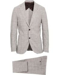 Lardini - Suit Wool, Cotton, Linen, Elastane - Lyst