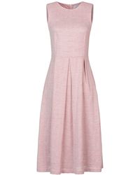 Harris Wharf London Robe aux genoux - Rose