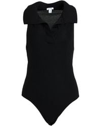 Alaïa - Bodysuit Viscose, Polyamide, Nylon, Elastane - Lyst