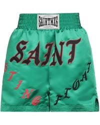 Saint Michael - Shorts & Bermuda Shorts Polyester - Lyst