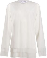 Comme des Garçons - Top Polyester - Lyst