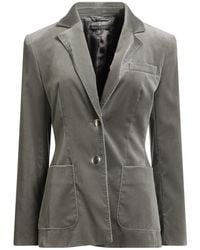 Alberta Ferretti - Blazer Cotton, Elastane - Lyst