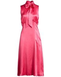 Really Wild Clothing - Midi Dress Silk - Lyst