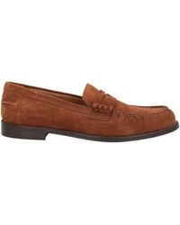 Emporio Armani - Loafers Leather - Lyst