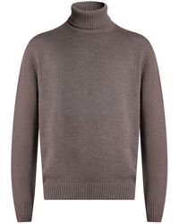FILIPPO DE LAURENTIIS - Turtleneck Merino Wool, Silk, Cashmere - Lyst