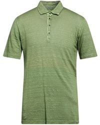 120% Lino - Military Polo Shirt Linen - Lyst