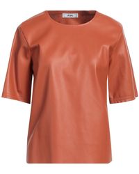 Jijil - Tan Top Polyester, Polyurethane Coated - Lyst