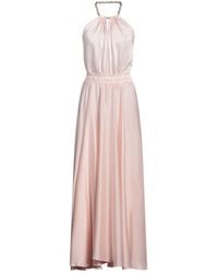 ViCOLO - Embellished Satin Halter Maxi Dress - Lyst