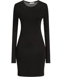 Helmut Lang - Mini Dress Pima Cotton, Modal - Lyst