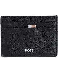 BOSS - Document Holder Recycled Leather - Lyst