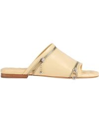 Burberry - Sandals Leather - Lyst