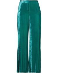 Siyu - Emerald Pants Viscose, Silk - Lyst