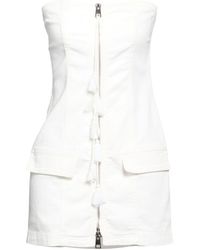 Dondup - Mini Dress Cotton, Elastomultiester, Elastane - Lyst