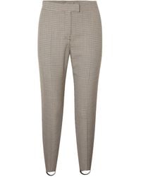 Burberry - Camel Pants Wool, Polyamide, Elastane - Lyst