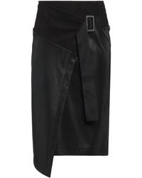 ALESSIA SANTI - Midi Skirt Polyester, Elastane, Polyurethane Resin - Lyst