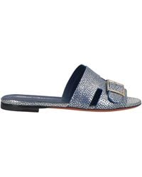 Santoni - Sandals Leather - Lyst