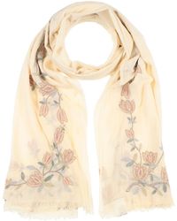 Faliero Sarti - Ivory Scarf Cotton, Polyester, Viscose - Lyst