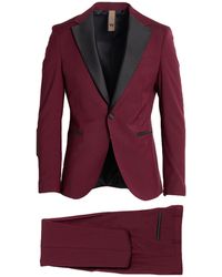 MULISH - Burgundy Suit Polyester, Wool, Elastane - Lyst