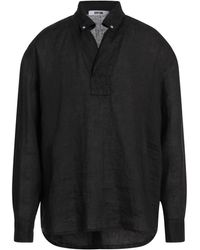 Grifoni - Dark Shirt Linen - Lyst
